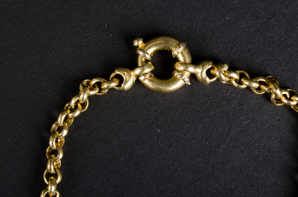 18K Gold Italian Bracelet