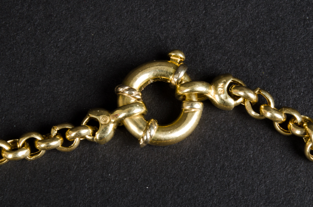 18K Gold Italian Bracelet