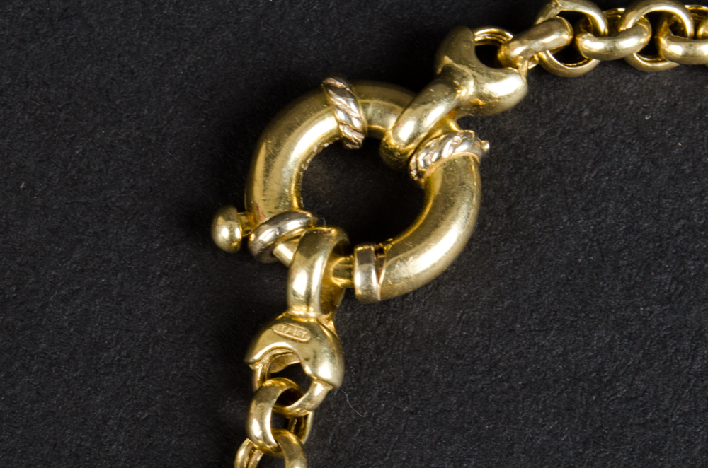 18K Gold Italian Bracelet