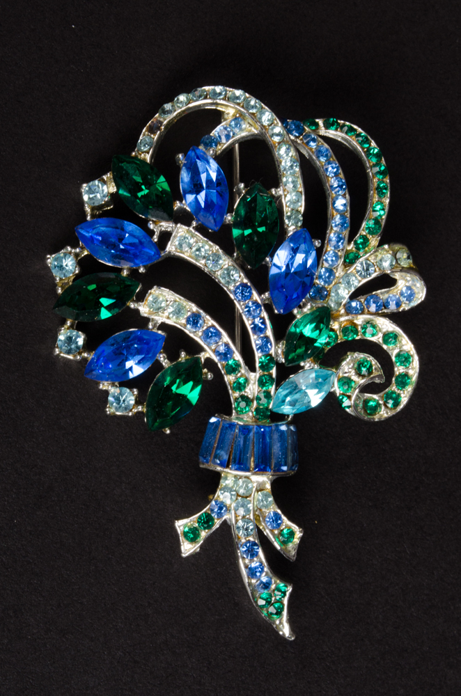 Vintage Brooch and Earring Set