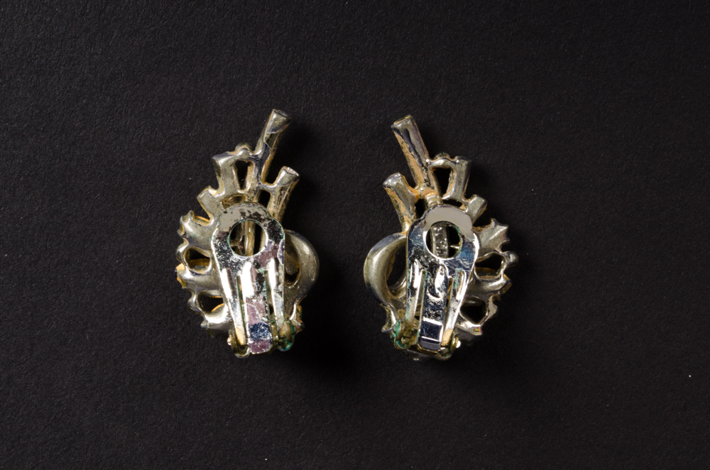 Vintage Brooch and Earring Set