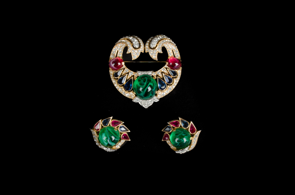 Vintage Trifari Costume Jewelry Set