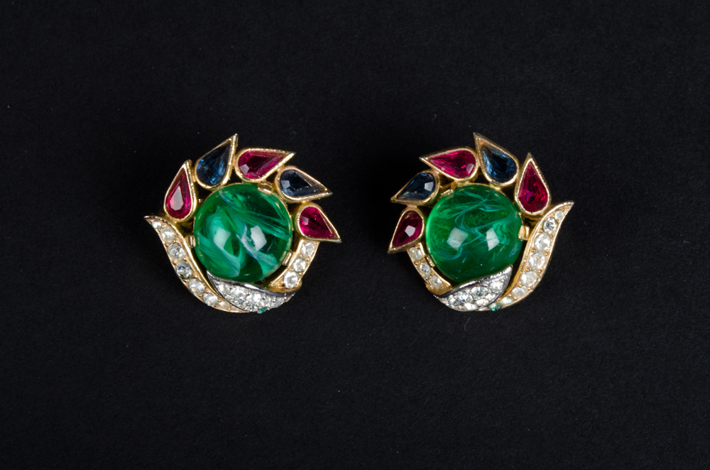 Vintage Trifari Costume Jewelry Set