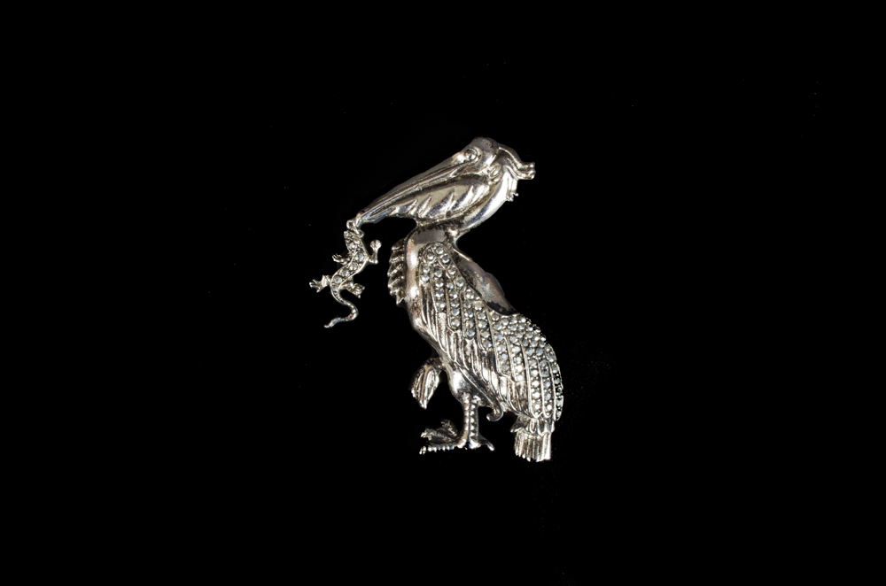 Kirks Folly Pelican Brooch