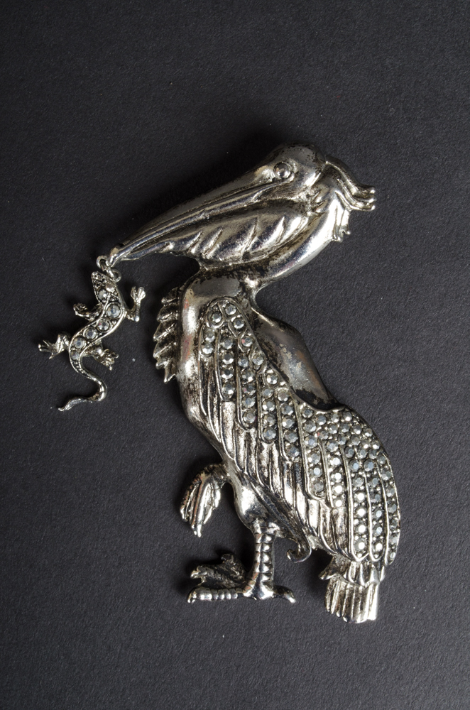Kirks Folly Pelican Brooch