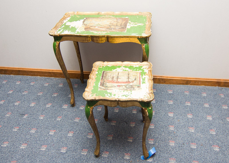 Nautical Theme Nesting Tables