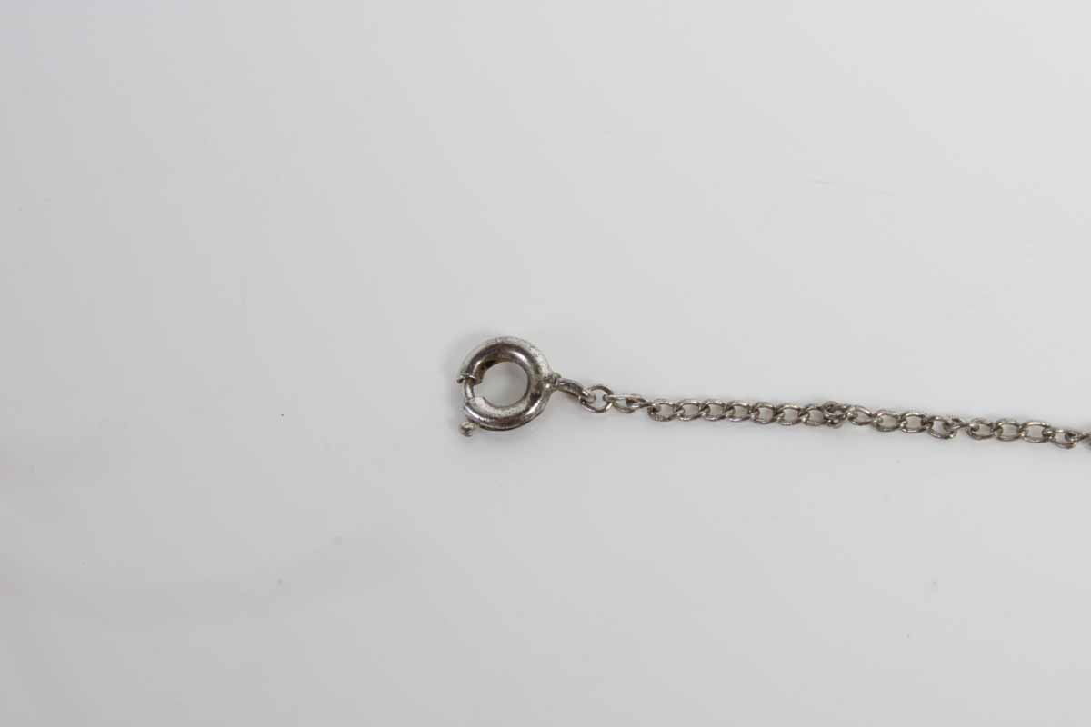 Vintage Van Dell Necklace and Screwback Hematite Earrings