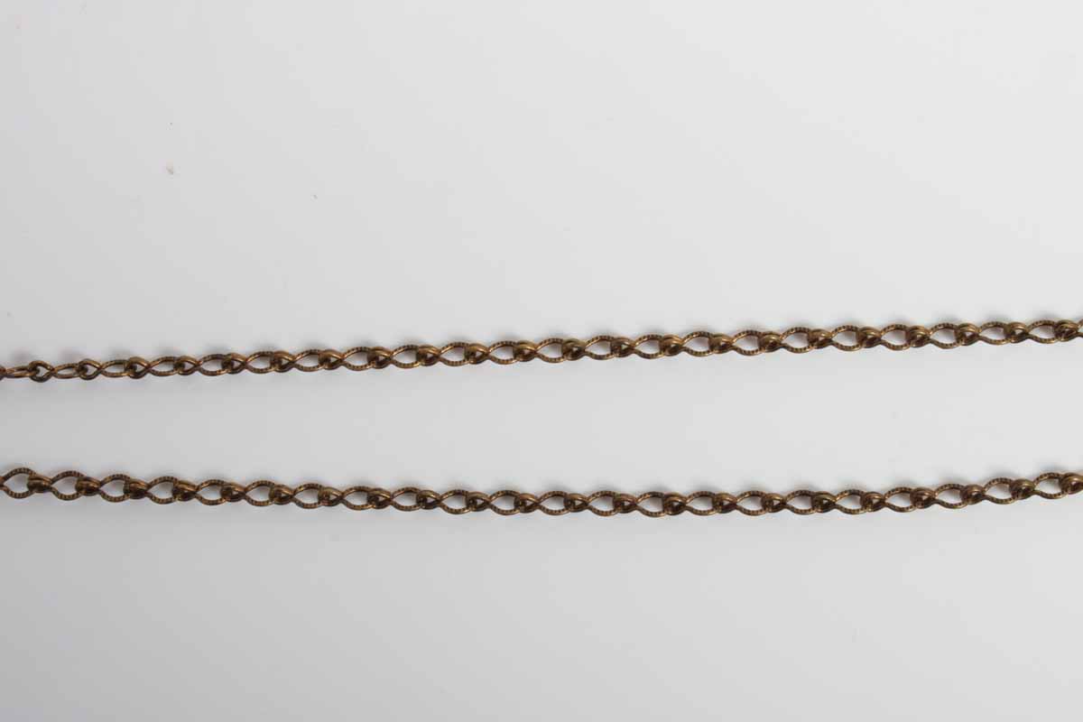 Gold Tone Glass Bead Necklace