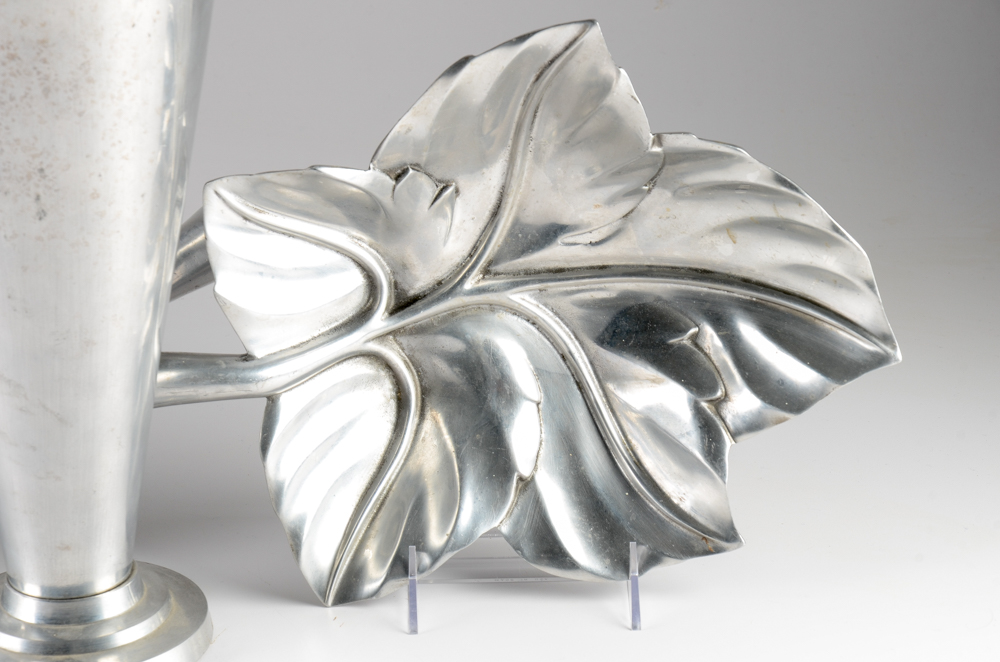 Aluminum Vase and Bruce Fox Trays