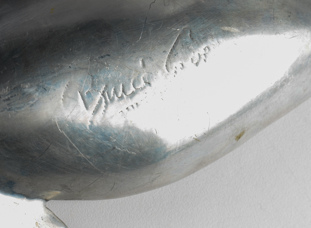 Aluminum Vase and Bruce Fox Trays