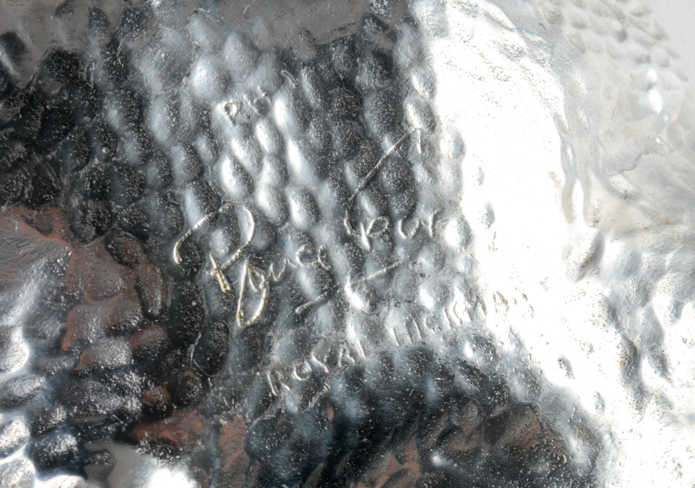 Aluminum Vase and Bruce Fox Trays