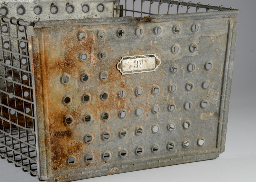 Vintage Wire Locker Basket