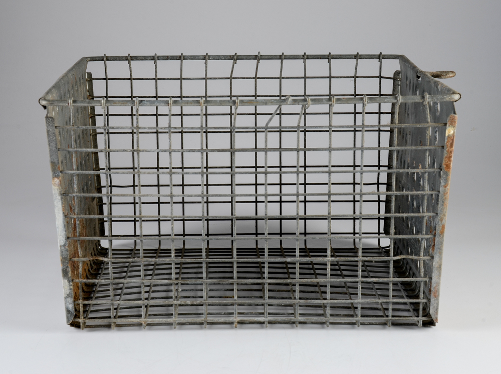 Vintage Wire Locker Basket