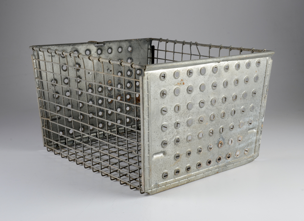 Vintage Wire Locker Basket