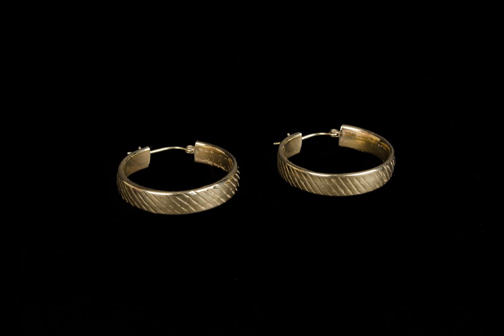 10K Gold Hoop Earrings