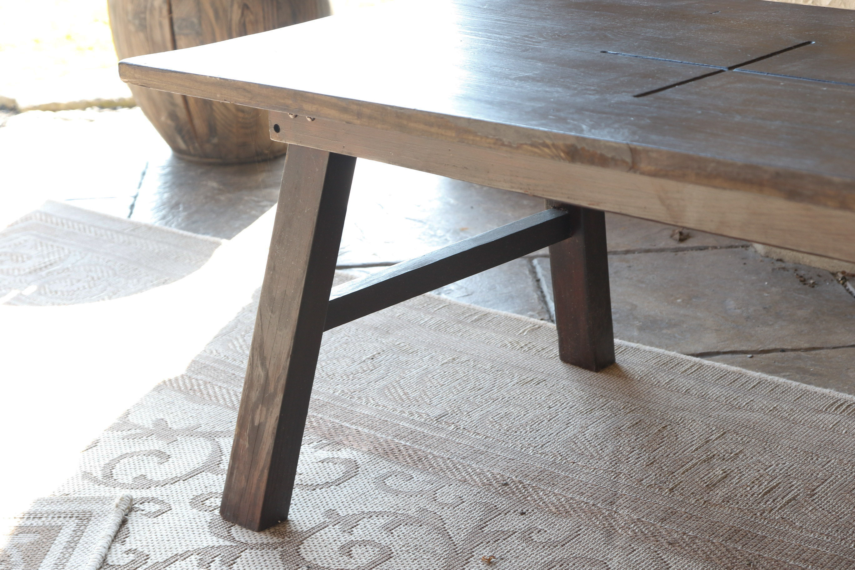 Indoor/Outdoor Hardwood Coffee Table