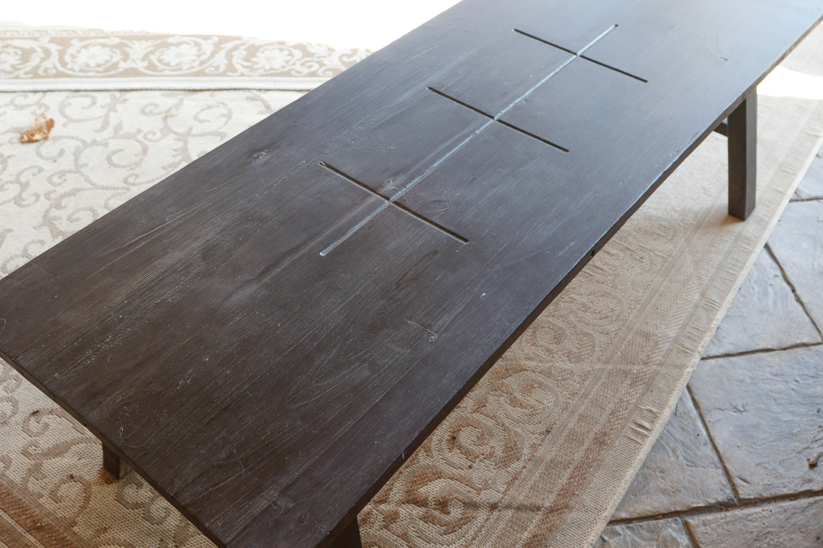 Indoor/Outdoor Hardwood Coffee Table