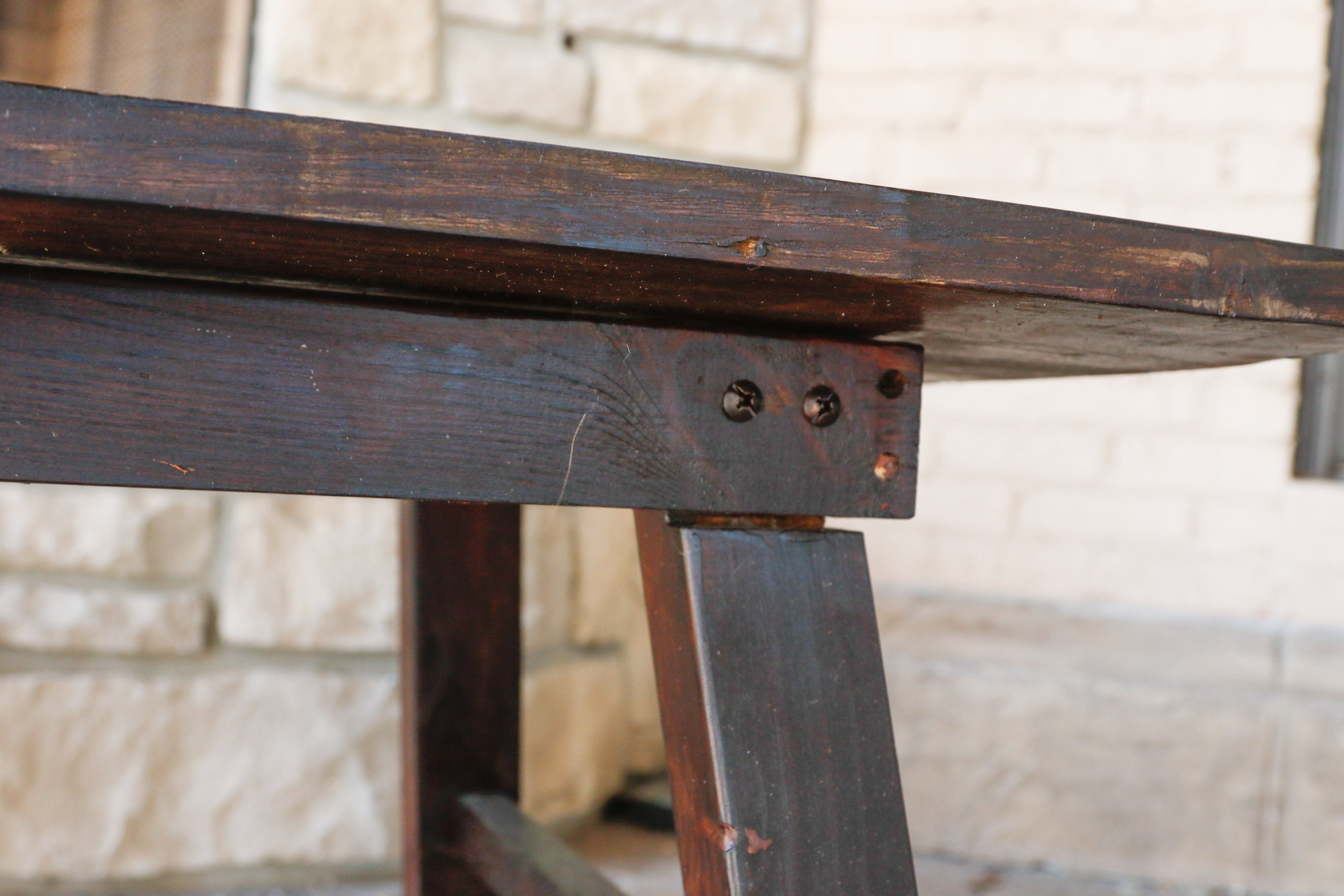 Indoor/Outdoor Hardwood Coffee Table