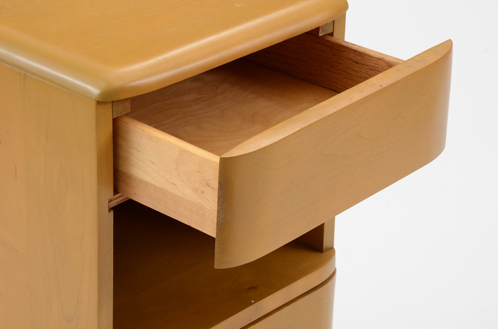 Heywood Wakefield Champagne Birch Wood Nightstand