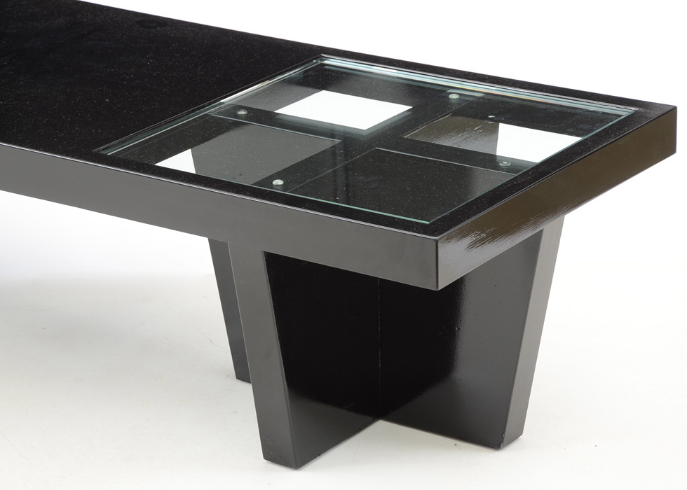 Richard Meier Style Modernist Coffee Table