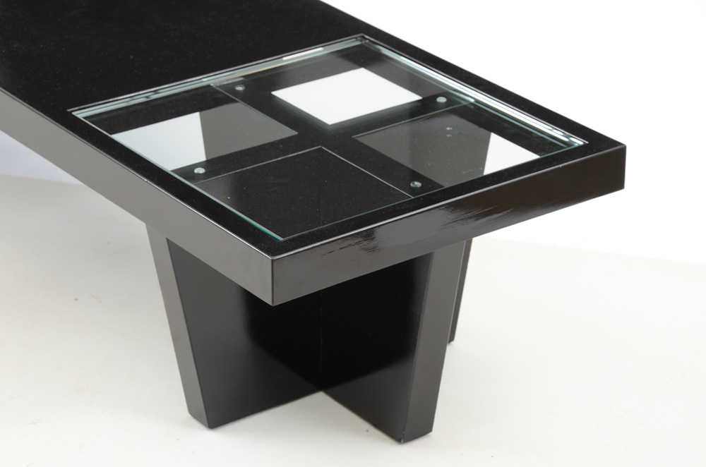 Richard Meier Style Modernist Coffee Table