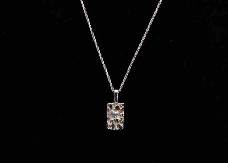 14K Yellow Gold Nugget Necklace