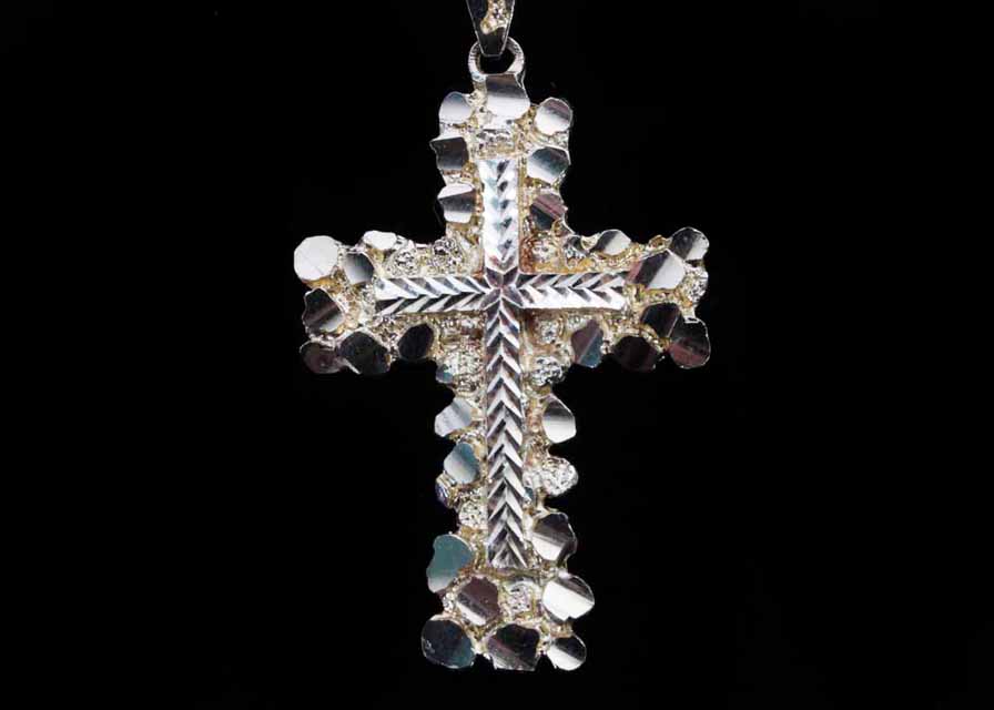 10K Yellow Gold Necklace with Cross Pendant