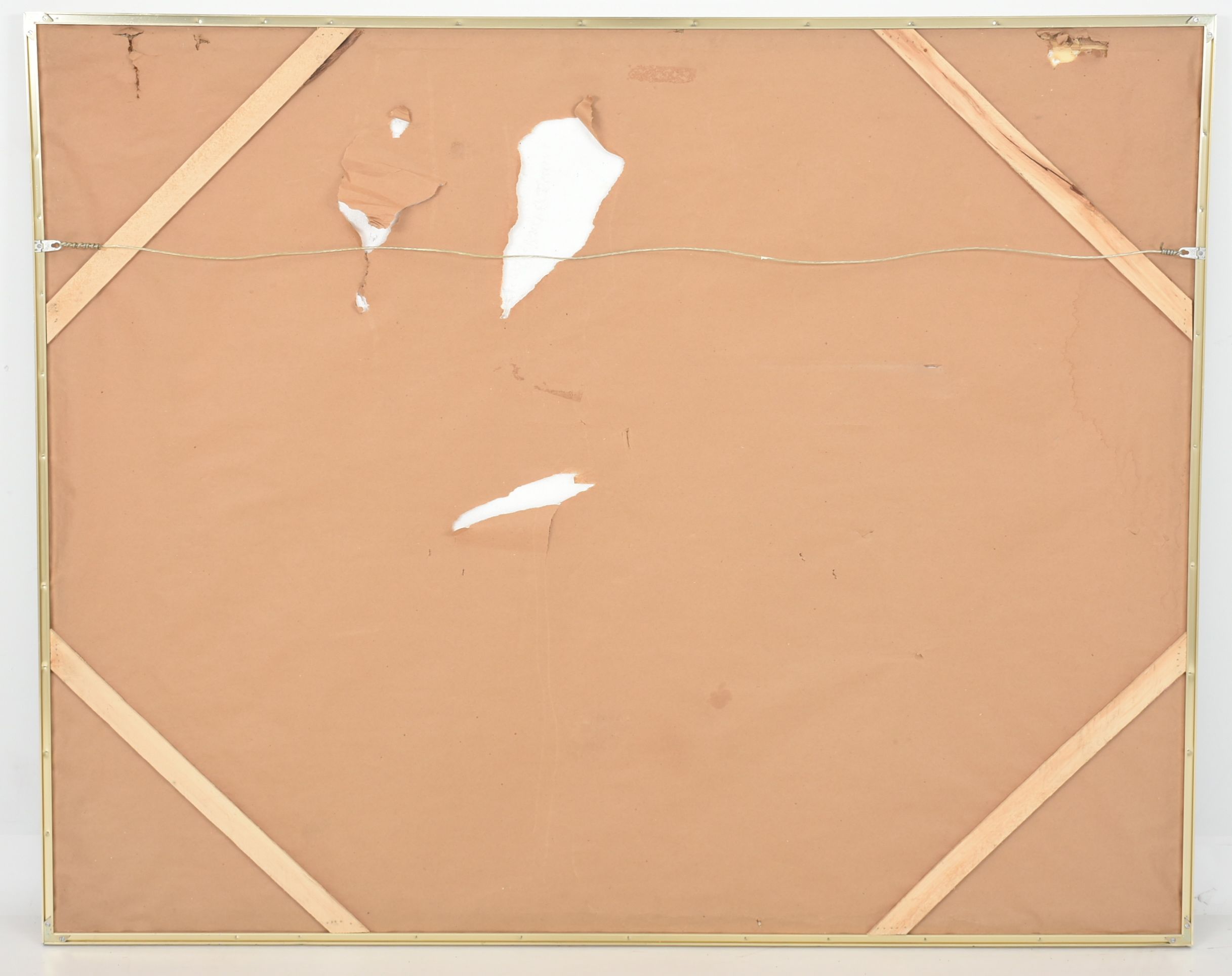 Herlinda Sanchez Laurel Art Deco Style Glass Serigraph