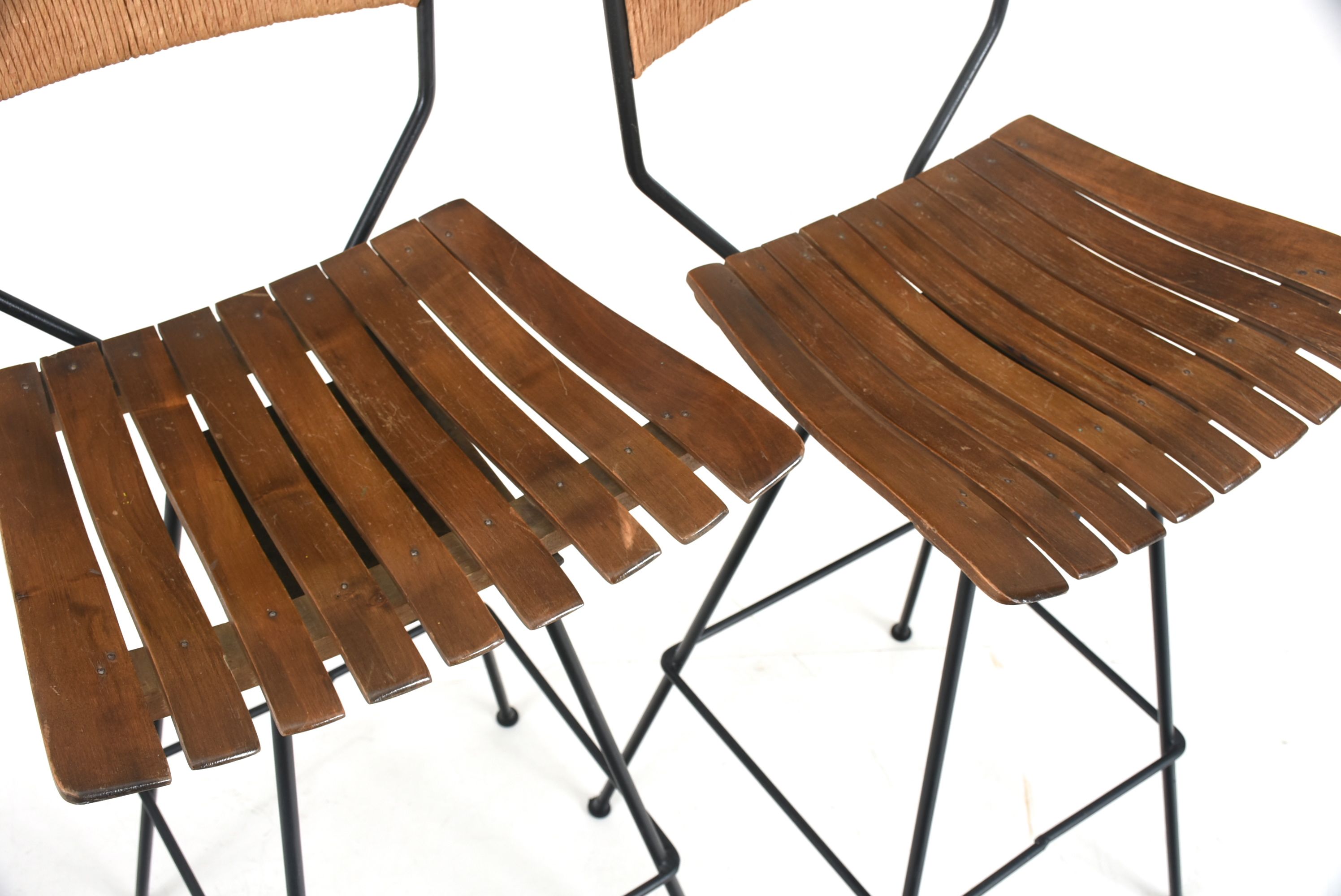 Three Arthur Umanoff Bar Stools