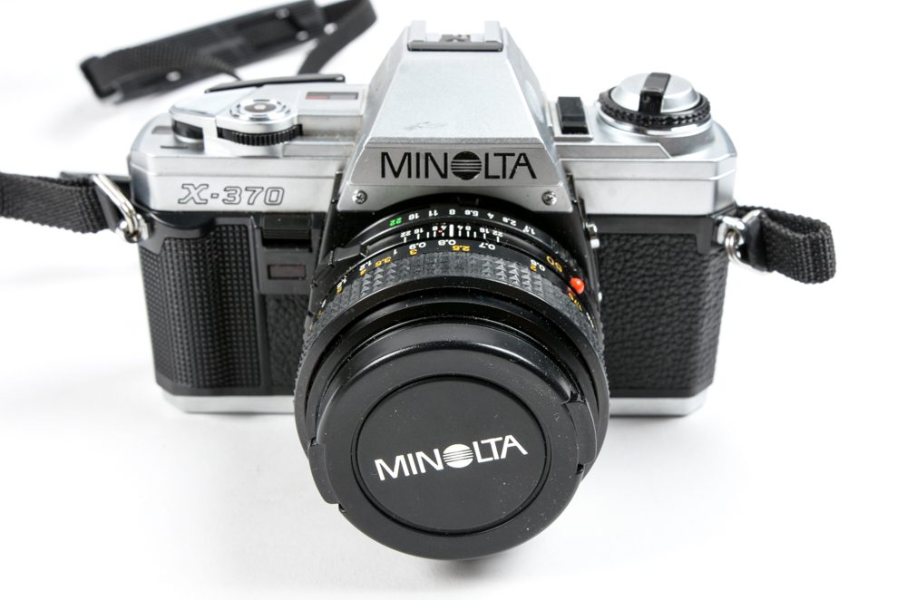 Minolta X-370 Camera With Accessories