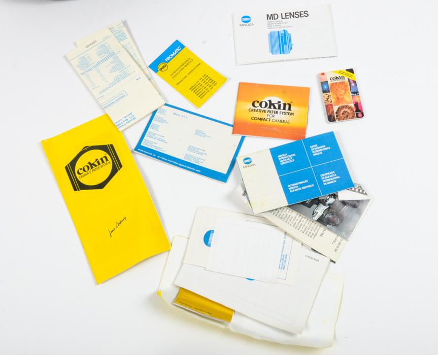 Minolta X-370 Camera With Accessories