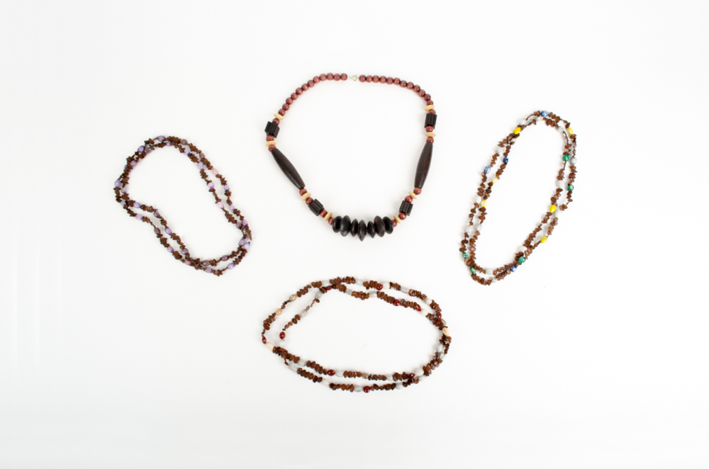 Group of Wood Necklaces