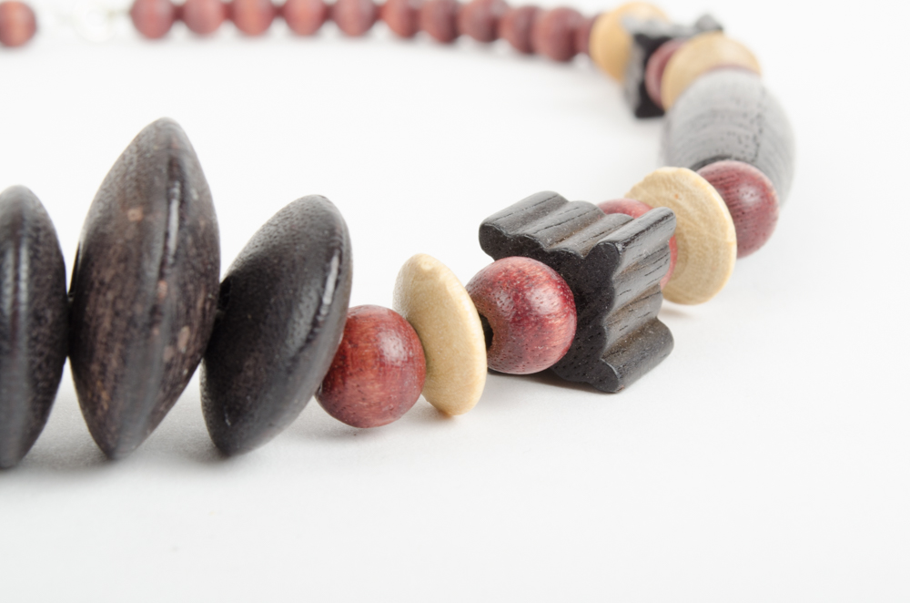 Group of Wood Necklaces