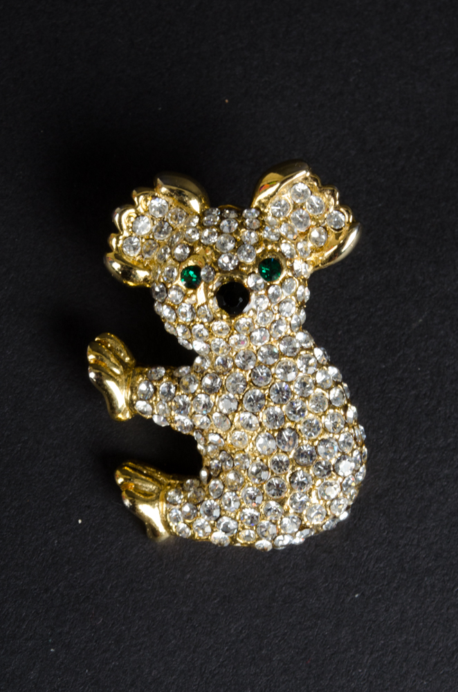 Collection of Costume Jewelry Brooches