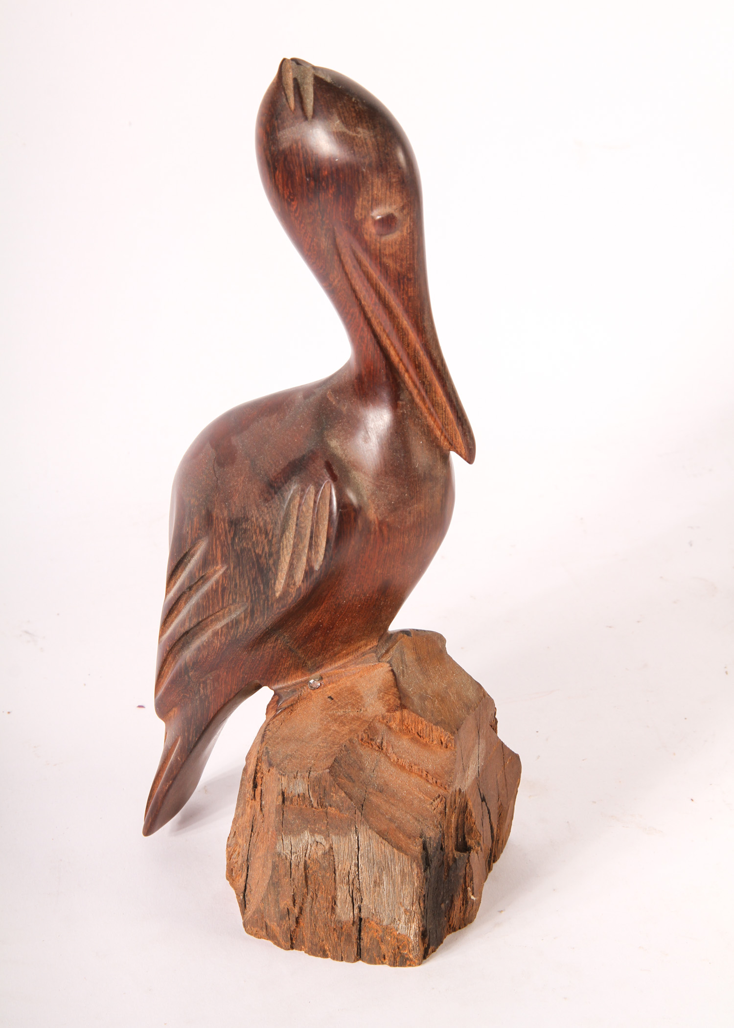 Pair of Wooden Bird Sculptures