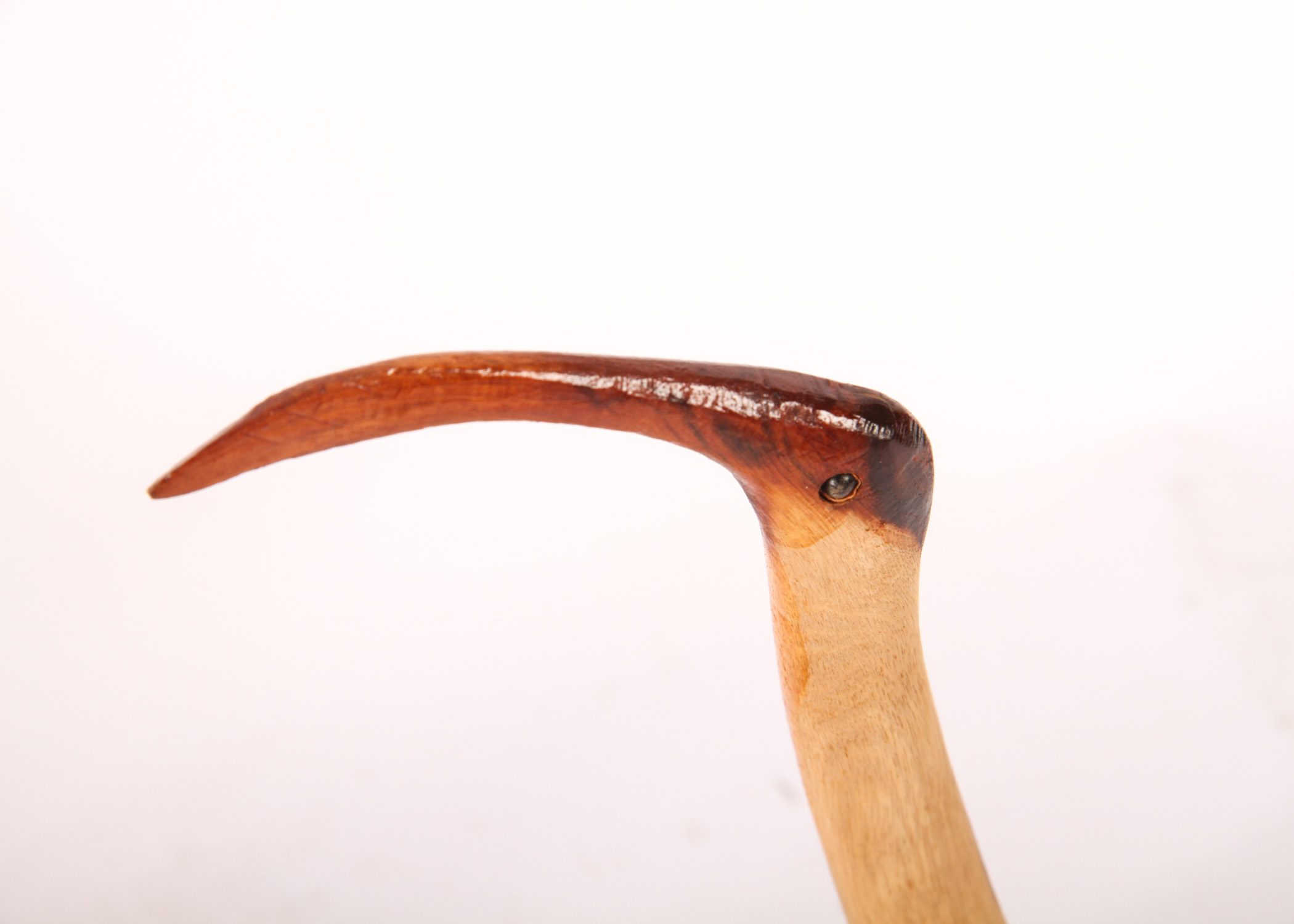 Pair of Wooden Bird Sculptures