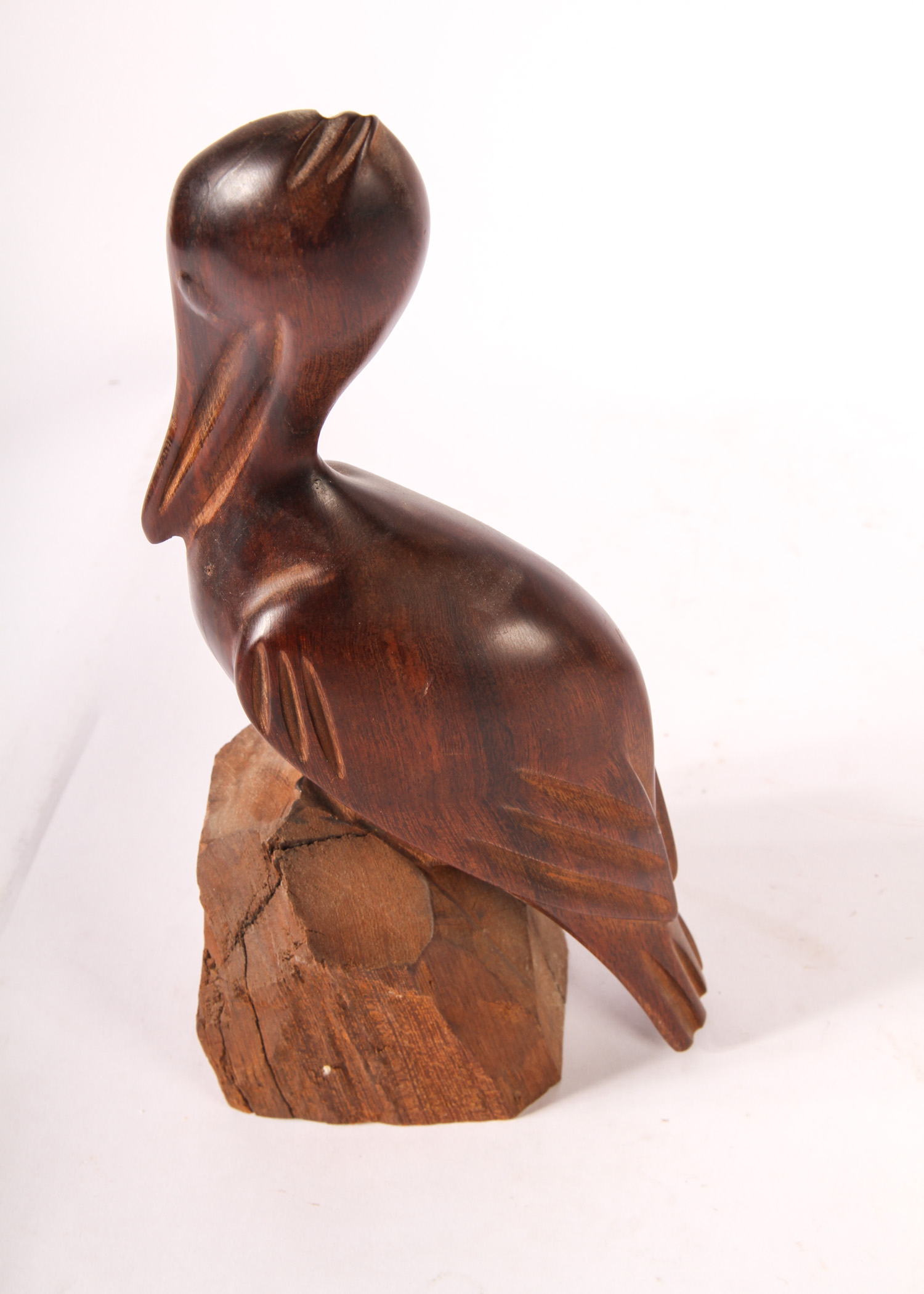 Pair of Wooden Bird Sculptures