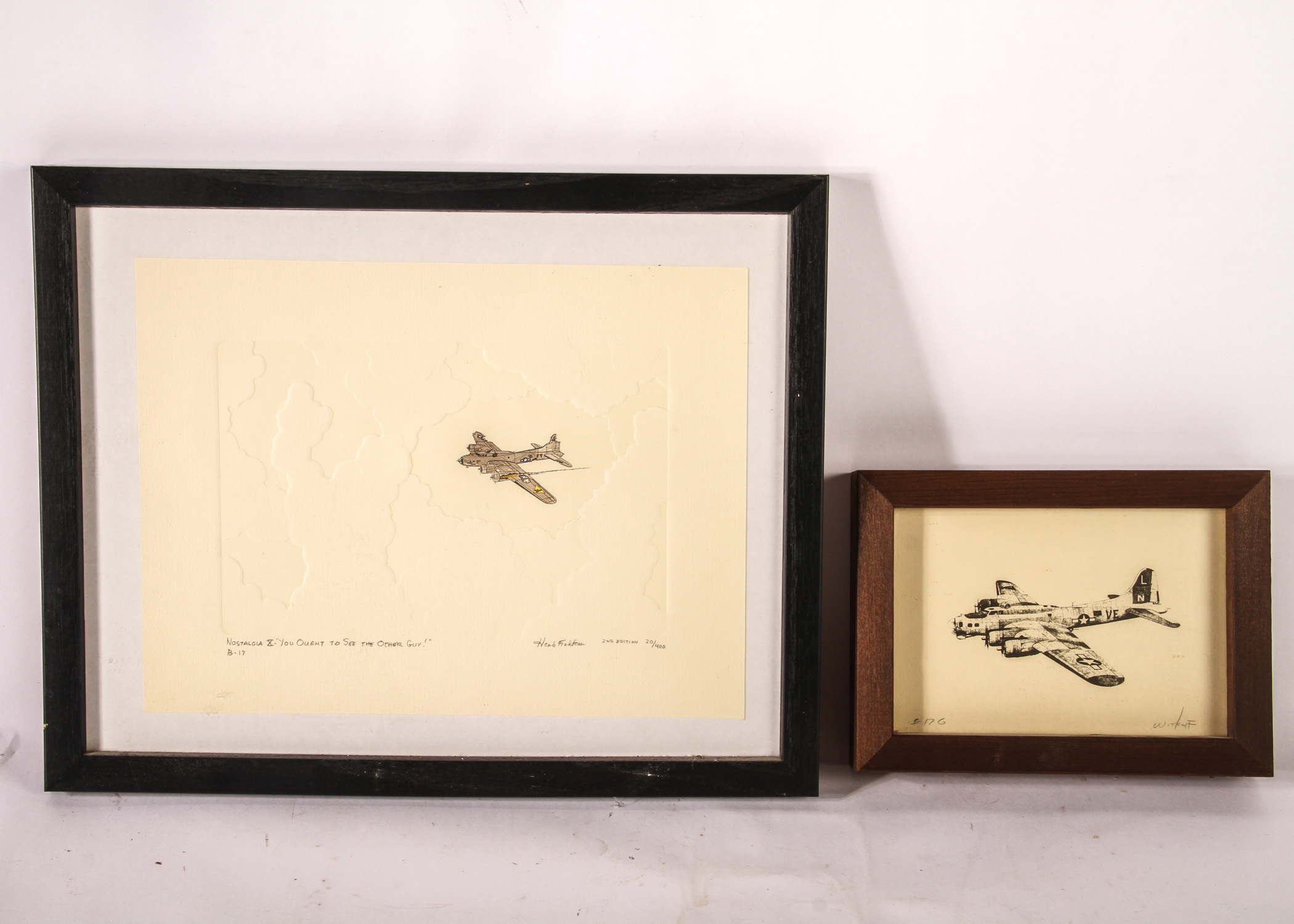 Pair of Aviation Sketches