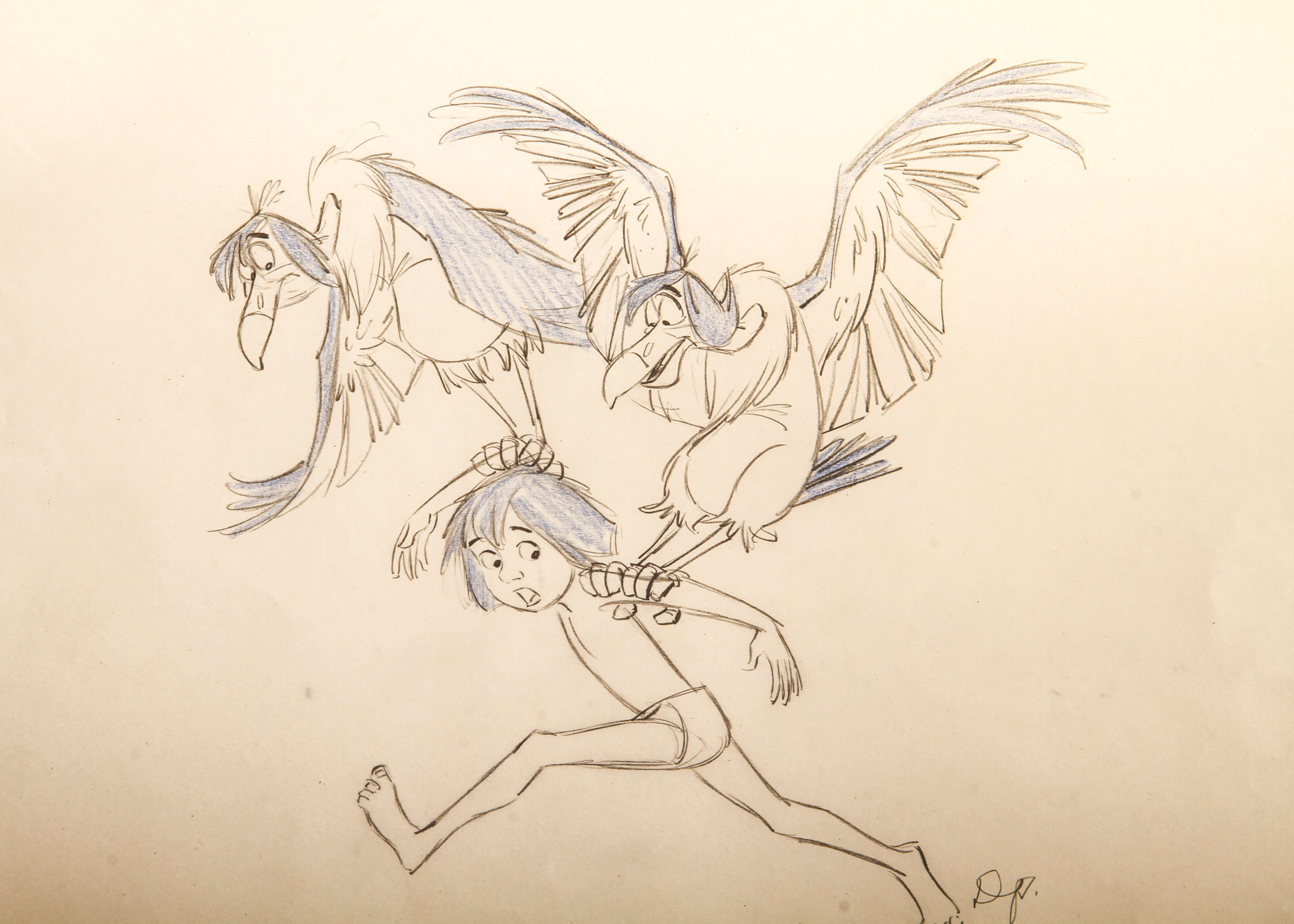 Original Jungle Book Sketches by Doris Plough