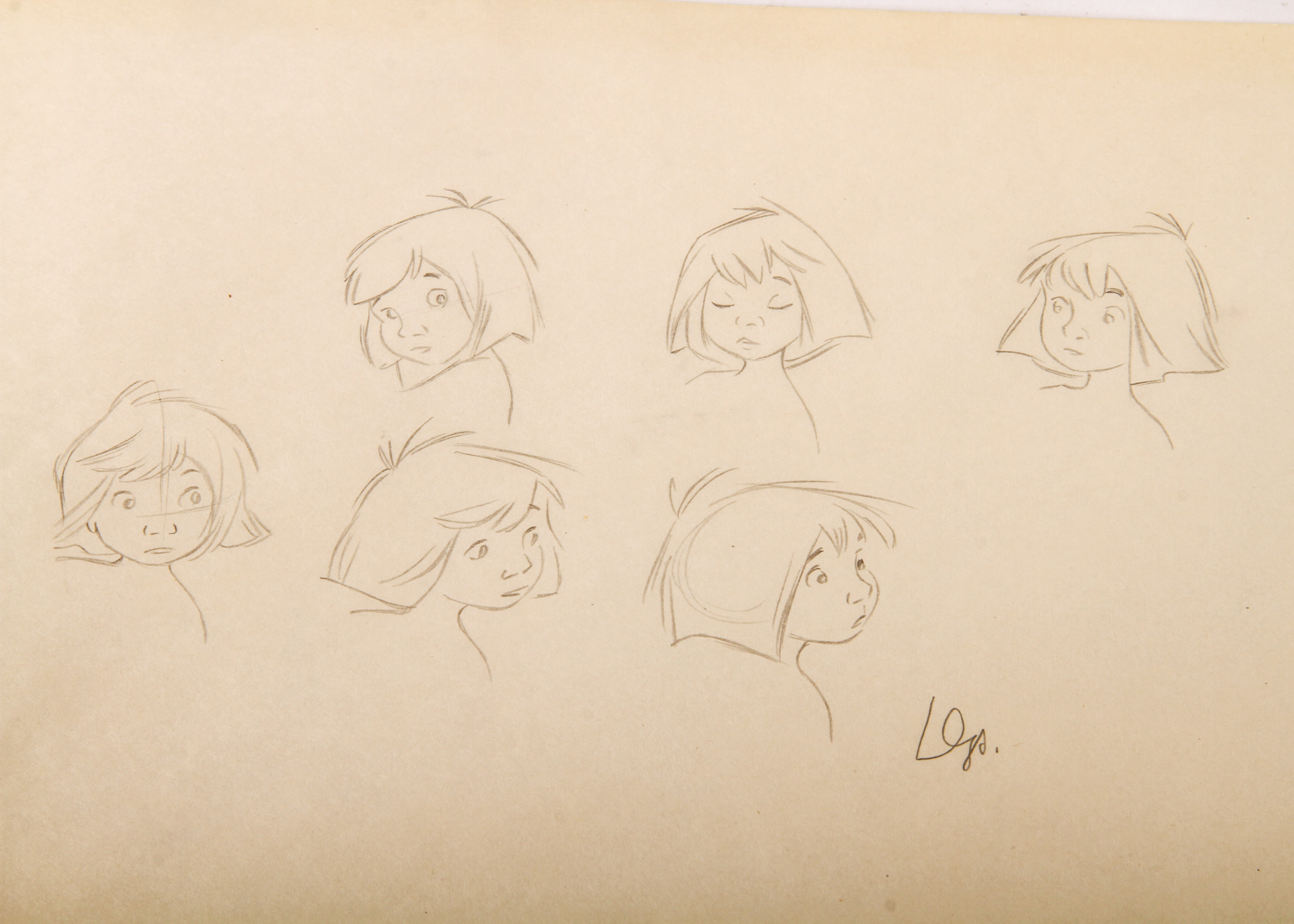 Original Jungle Book Sketches by Doris Plough