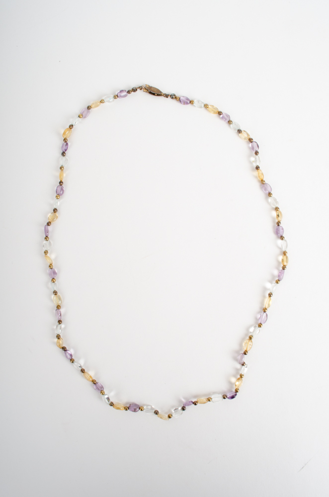 Collection of Glass Beaded Costume Jewelry Necklaces