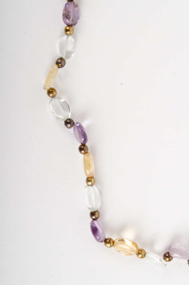 Collection of Glass Beaded Costume Jewelry Necklaces