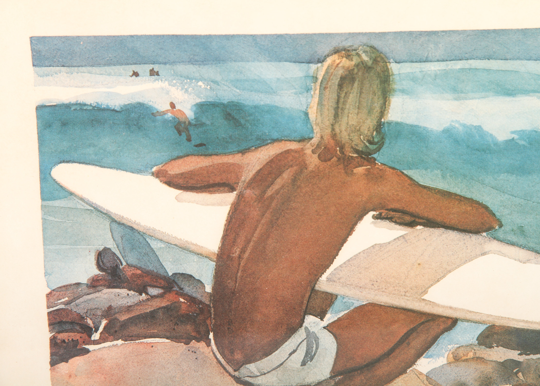 Vintage Print by Vern Tremewen