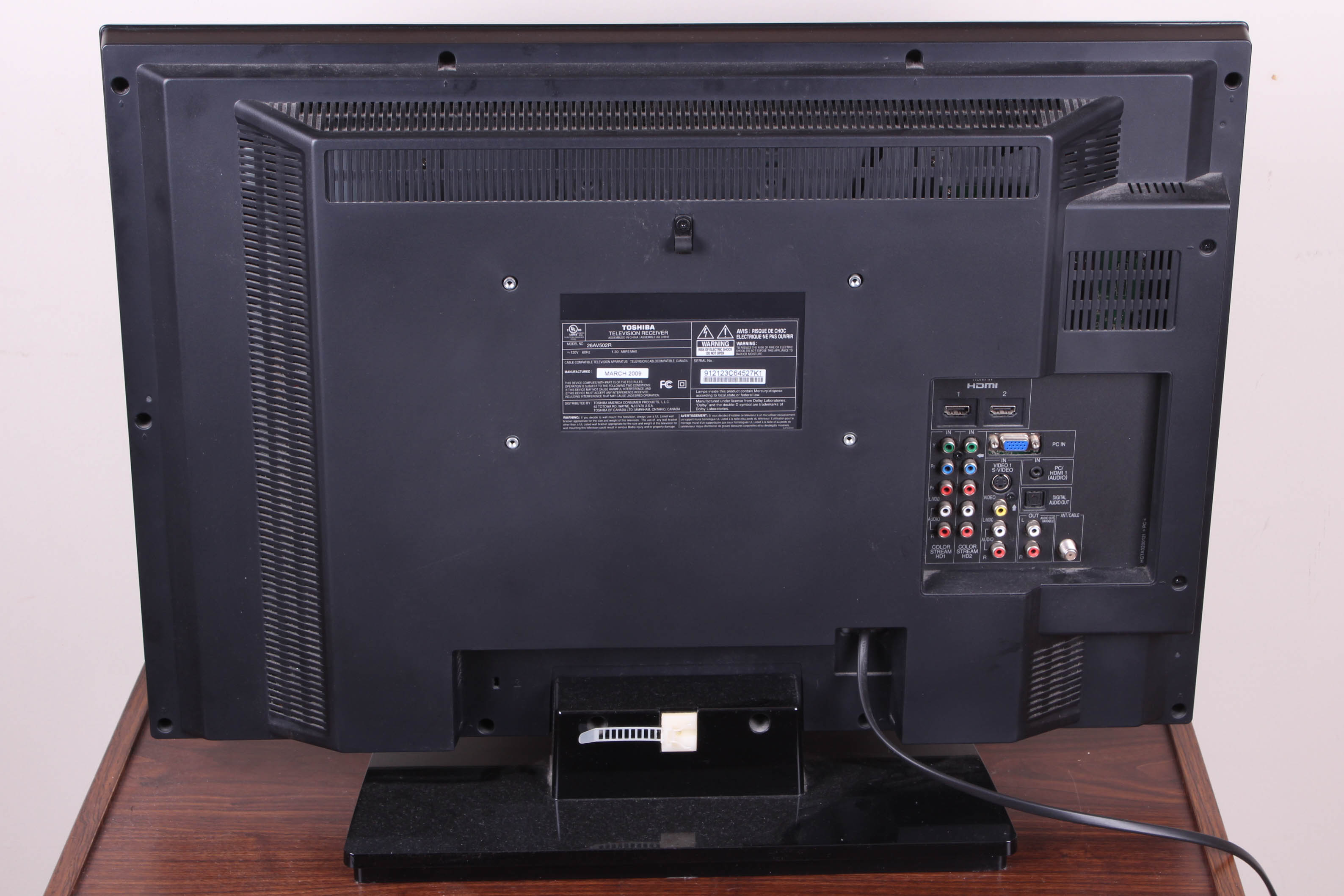 26" Toshiba HD LCD TV