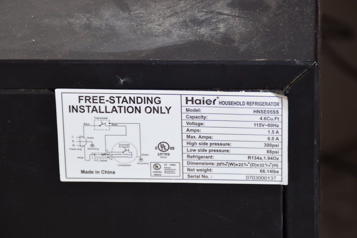 Haier Compact Refrigerator