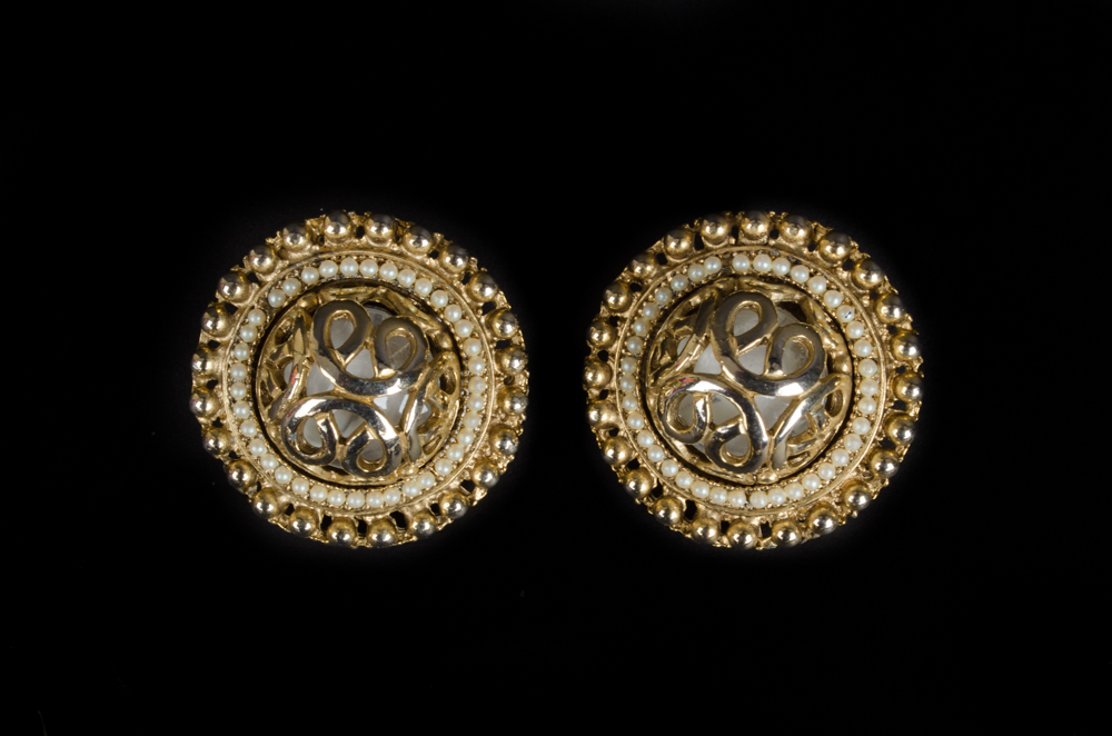 Group of Fashion Jewelry Clasp and Screw Back Earrings