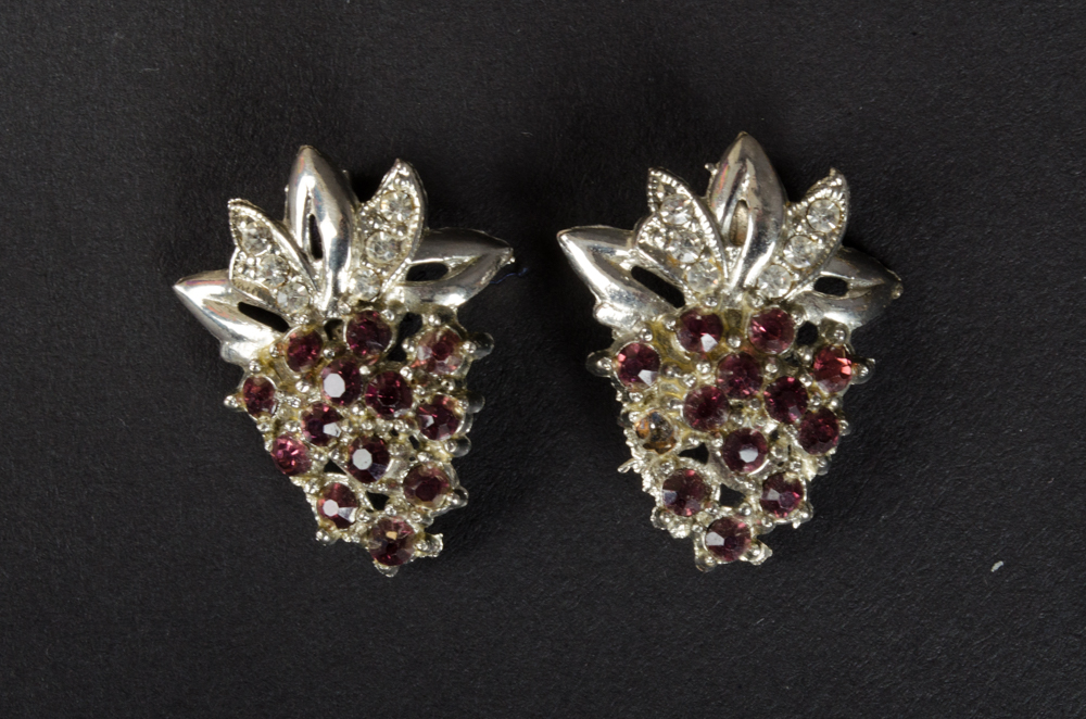 Collection of Costume Jewelry Clasp and Screw Back Earrings