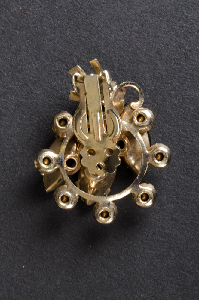 Collection of Costume Jewelry Clasp and Screw Back Earrings