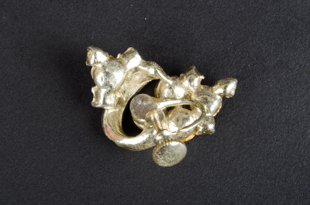 Collection of Costume Jewelry Clasp and Screw Back Earrings