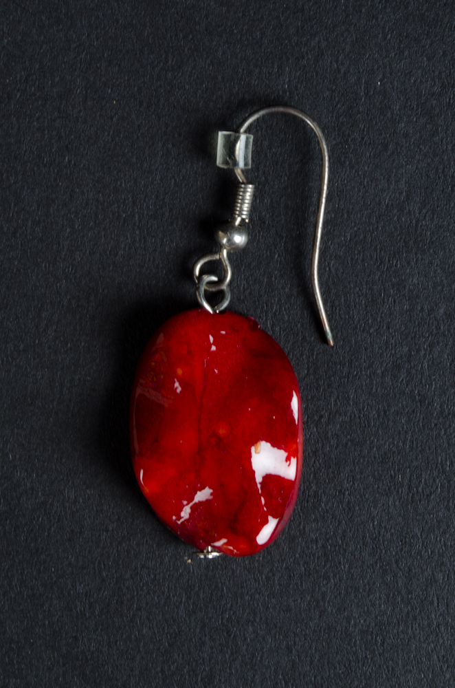 Group of Red Fashion Earrings